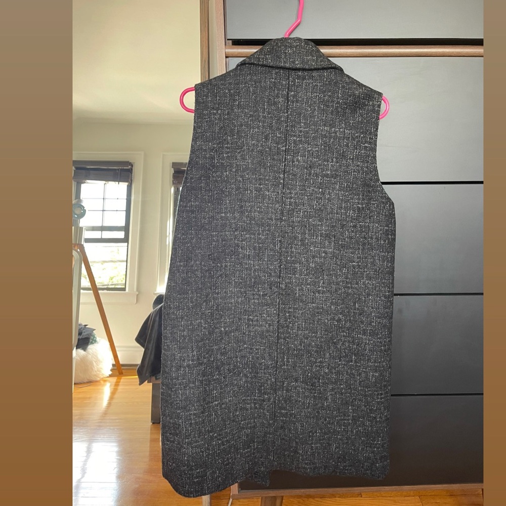 Massimo Dutti Double Breasted Structured Wool Alp… - image 2